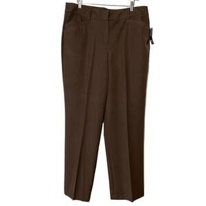 New Directions Trousers Spandex Chocolate Brown NWT 16